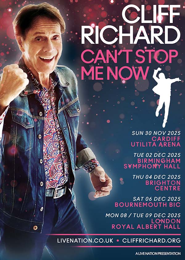 The OFFICIAL Cliff Richard Website Extra date added to The Can't Stop